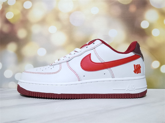 Men's Air Force 1 Low White/Red Shoes 0253 Men's Air Force 1 Low White/Red Shoes 0253